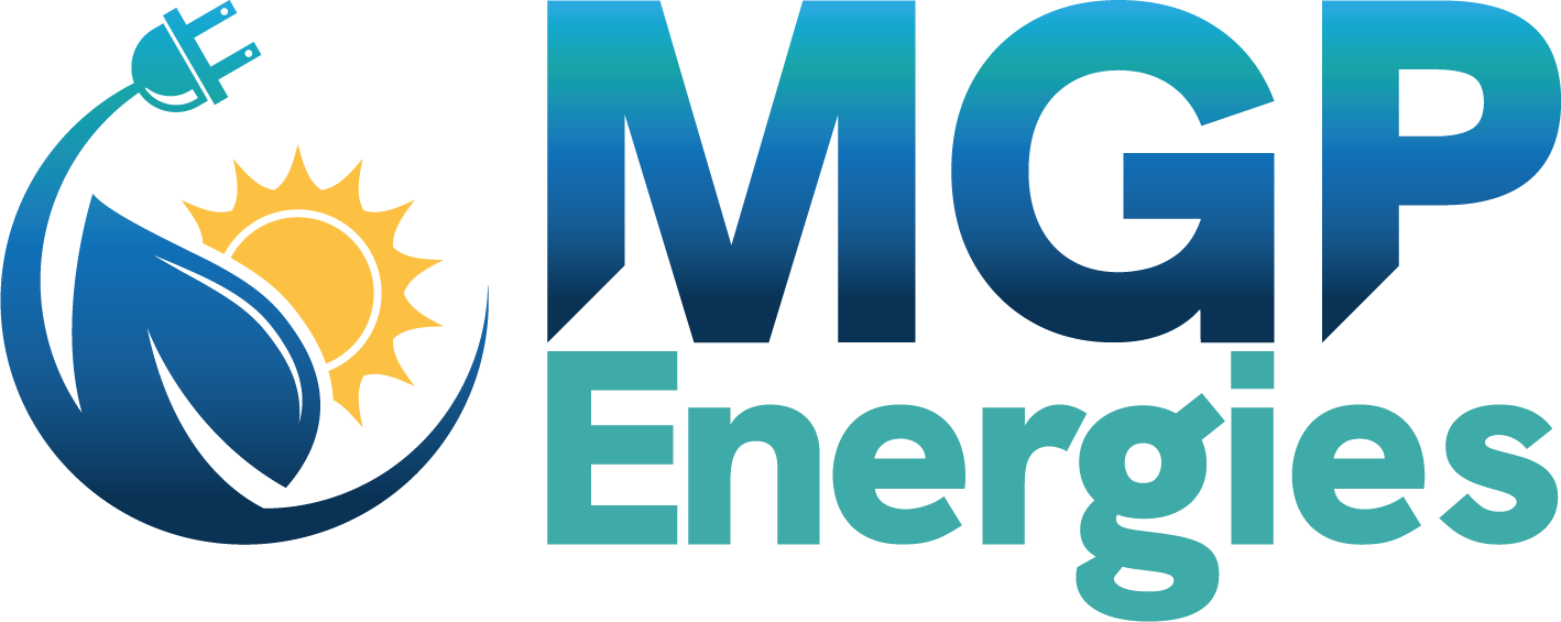 Logo MGP Énergies — photovoltaïque, IRVE, climatisation en Dordogne