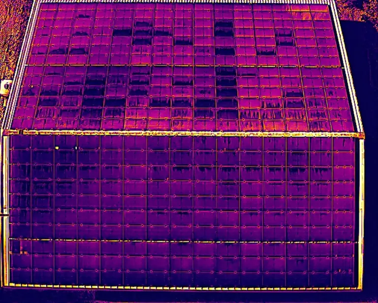 Contrôle par thermographie d'une installation photovoltaïque en Dordogne