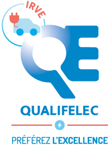 Logo Qualifelec IRVE — qualification bornes de recharge pour véhicules électriques